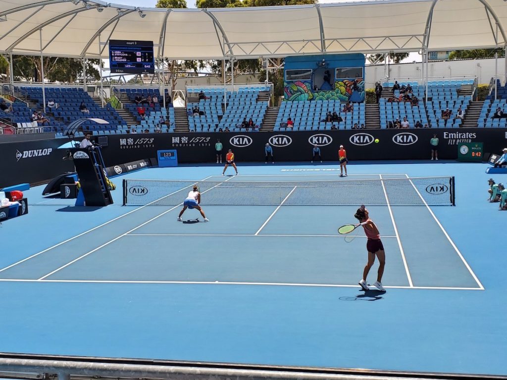 Doubles at the Australian Open
