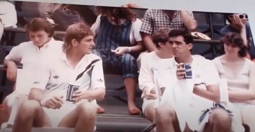 1985 Australian Open Champions - Christo van Rensburg and Paul Annacone