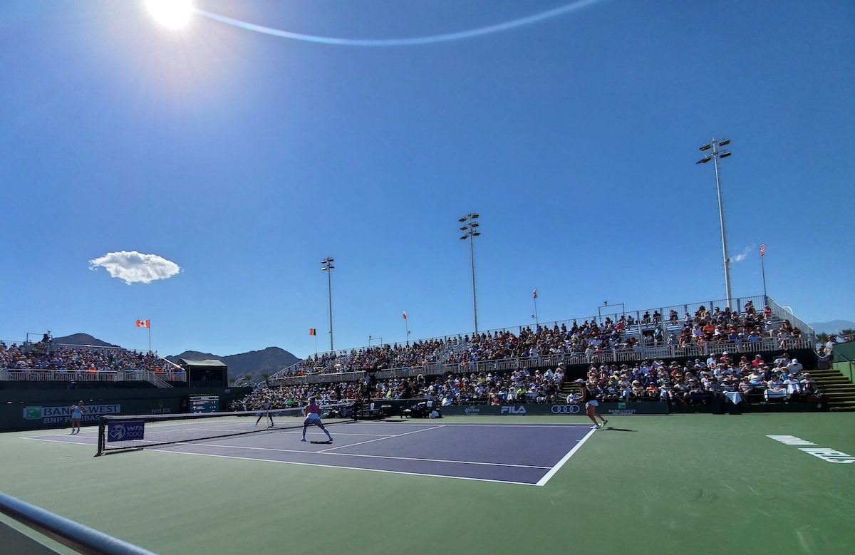 Womens Doubles at Indian Wells Stadium 4
