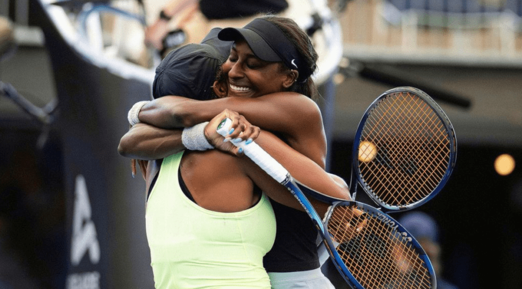 Taylor Townsend and Asia Muhammad, 2023 WTA Adelaide 1 