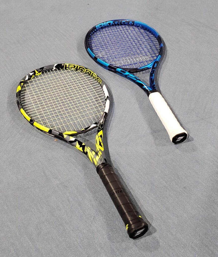 Babolat Pure Aero and Pure Drive tennis racquets