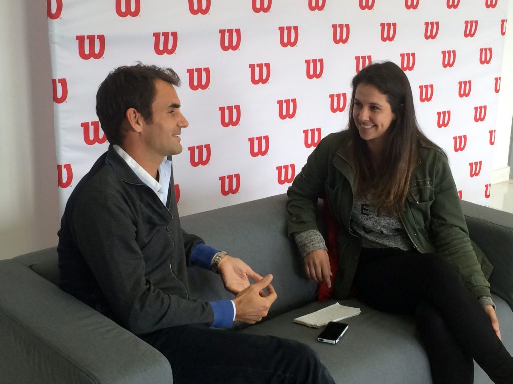 Nina Pantic interviews Roger Federer in Barcelona