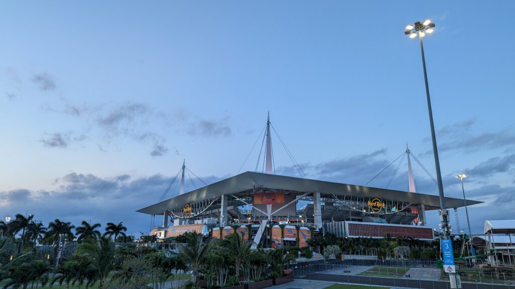 Hard Rock Stadium hosts the Miami Open