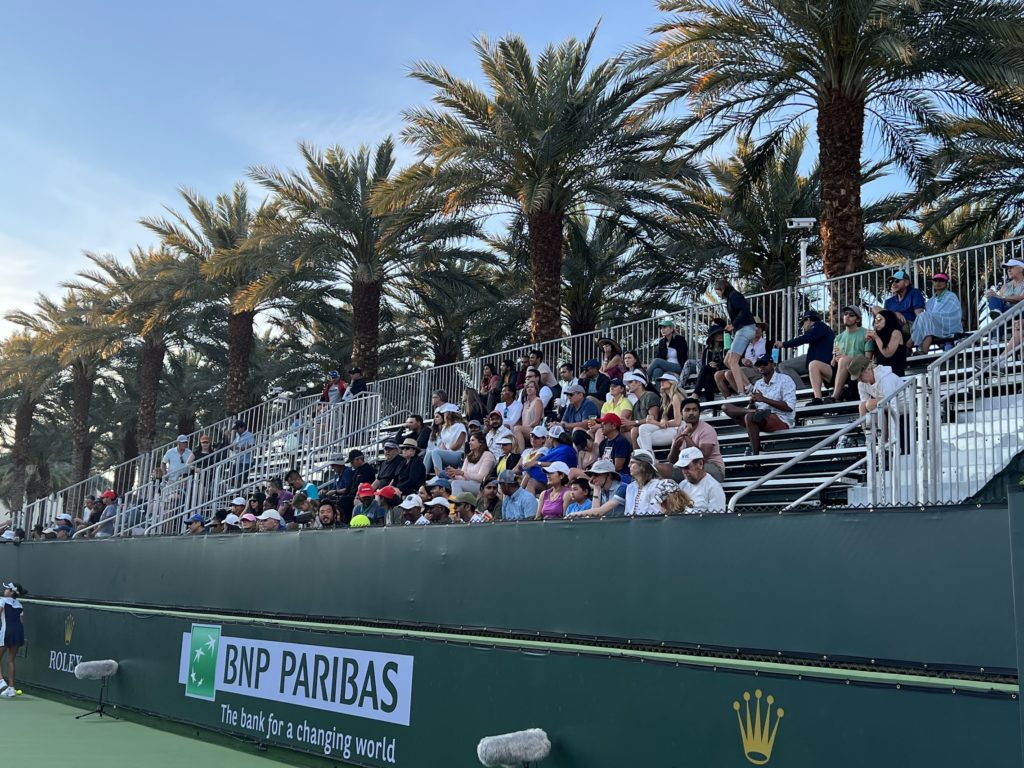 Doubles fans at 2022 Indian Wells Masters