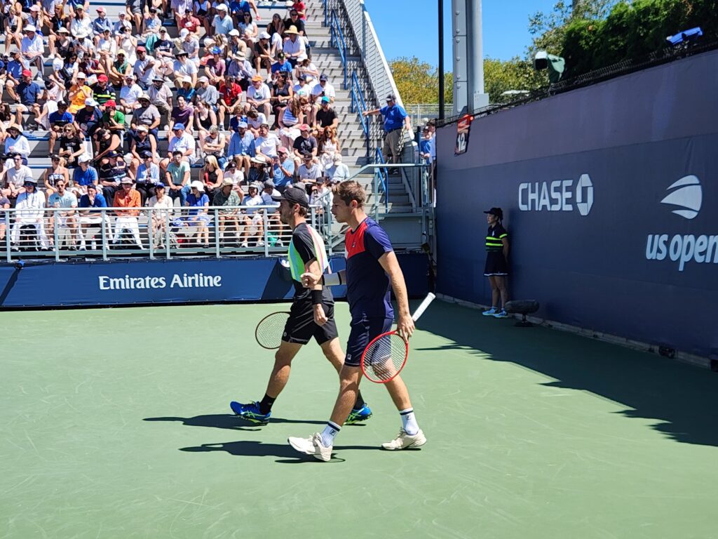 Wesley Koolhof and Neal Skupski at the 2023 US Open