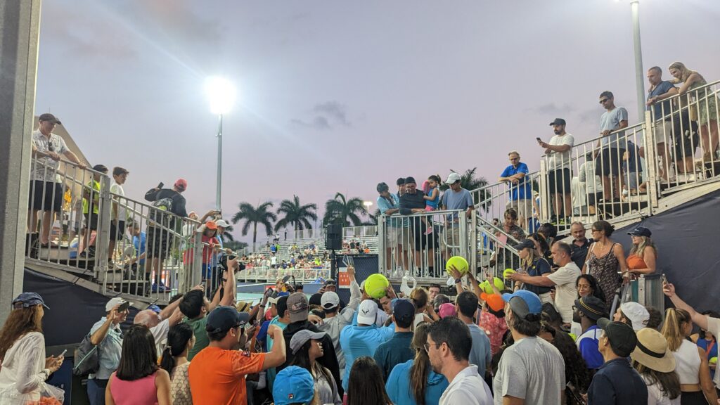 Miami Open tennis fans