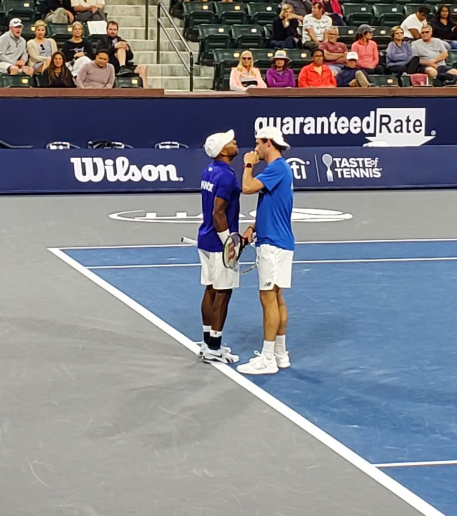 Nick Monroe and Tommy Paul at World Team Tennis