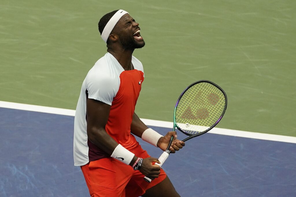 Professional men's tennis player, Frances Tiafoe, uses the Yonex Vcore Pro. He is a rising star on the ATP Tour. 