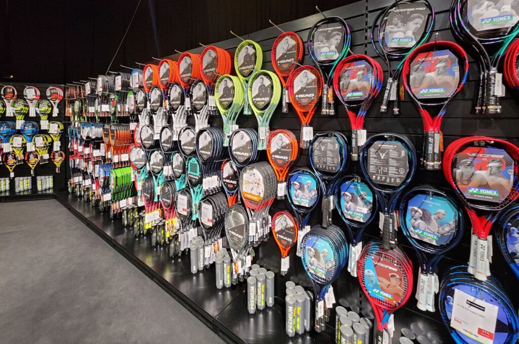 Tennis Racquets from Wilson, Head, Babolat, and Yonex