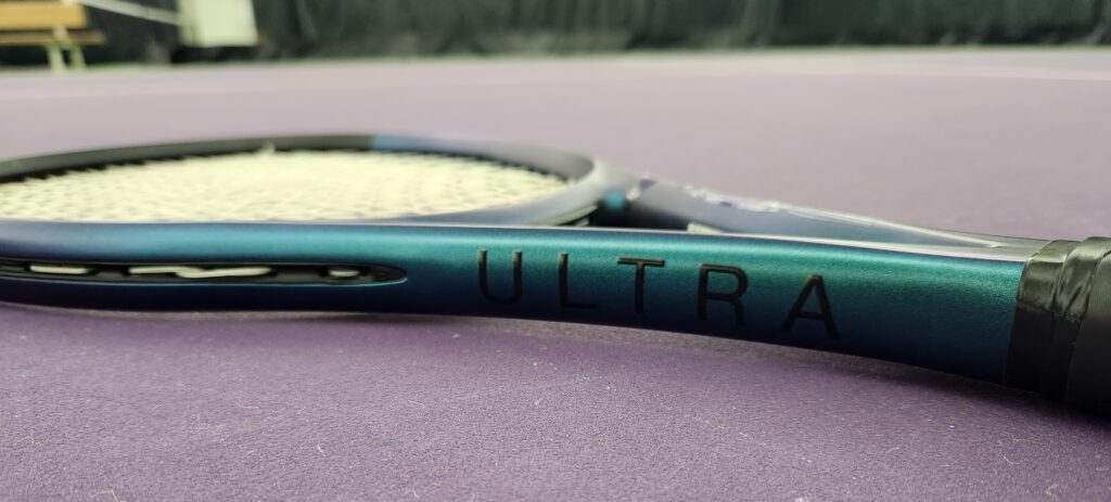 Wilson Ultra v4 on the tennis court